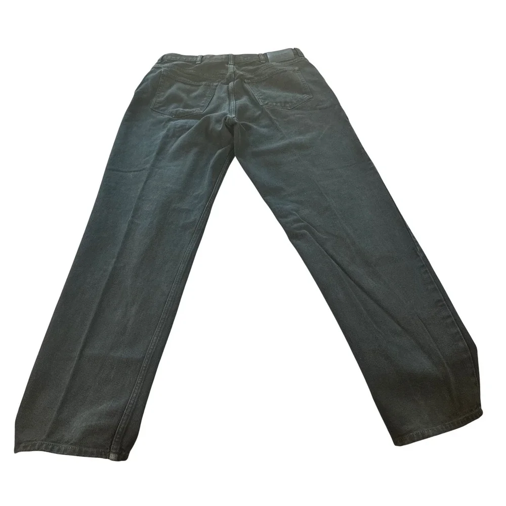 Calvin Klein Jeans Mens Black‎ Straight Leg Faded Denim Classic 5-Pocket Pants
